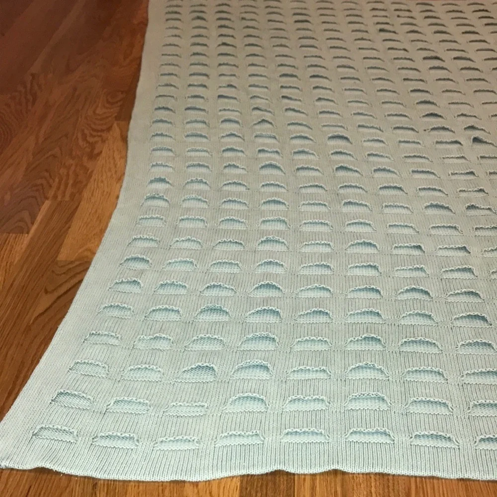 Anthropologie Narissa Throw Blanket Green